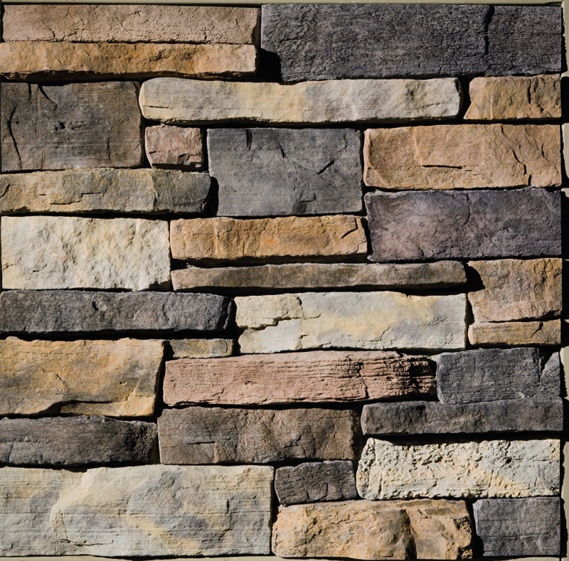 close up profile of Eldorado Stone Weather Edge in Amber Falls
