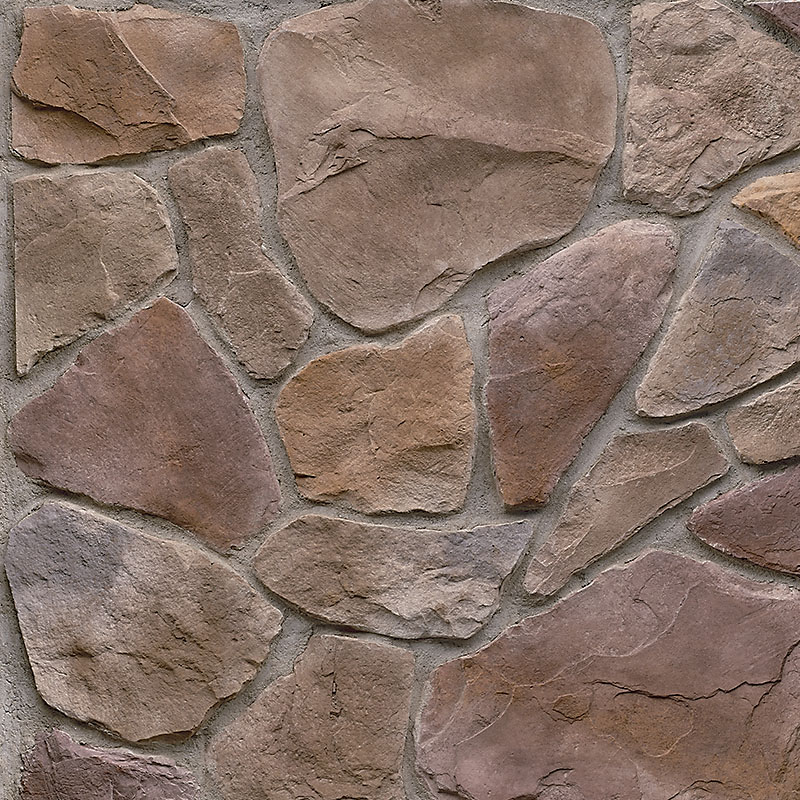 close up profile of StoneCraft's Fieldstone Bucktown profile