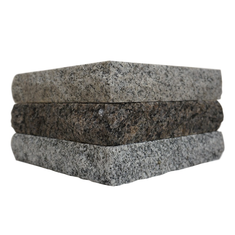 stacked granite caps in Caledonia and Stanstead