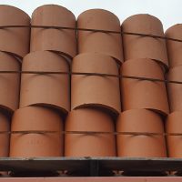 Superior Clay round flue stacked