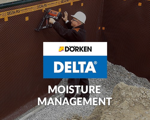 dorken delta, moisture management products