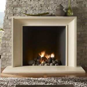 fireplace made with a kindred fireplace surround - the soho boutique