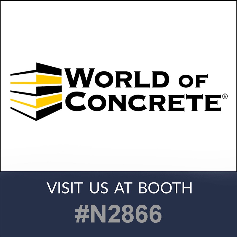 world of concrete show graphic