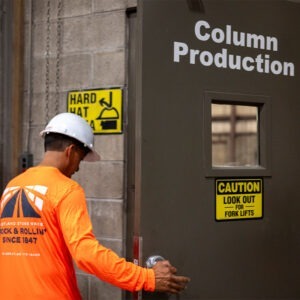 Portland Stone Ware Column Production Testing