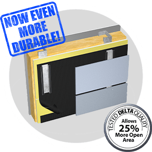 Delta- Fassade SA – Self Adhered Barrier for Open-joint Systems